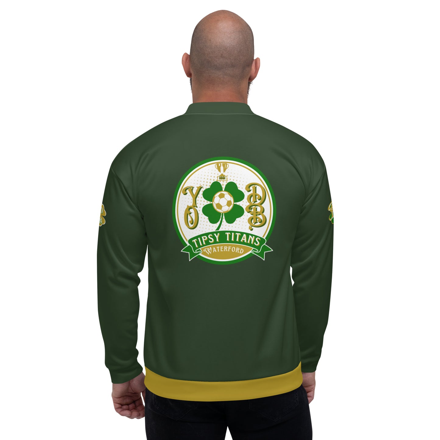 YODB Tipsy Titans FC Bomber Jacket- Shamrock Edition