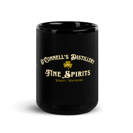 O'Connell's Distillery Black Glossy Mug