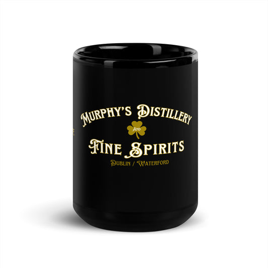 Murphy's Distillery Black Glossy Mug