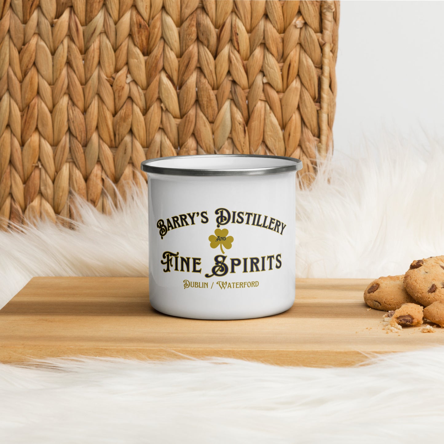 Barry's Distillery Enamel Mug