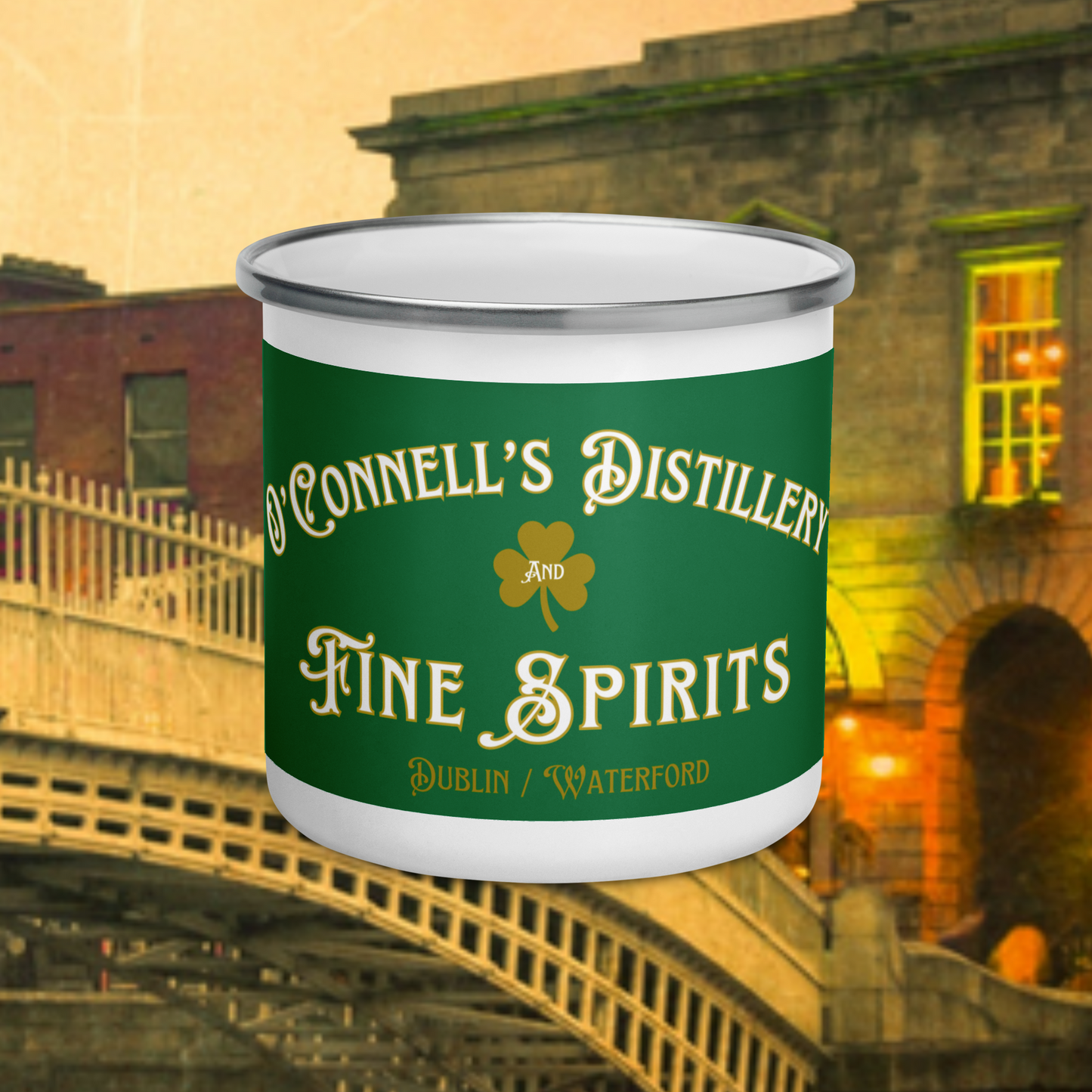 O'Connell's Distillery Enamel Mug