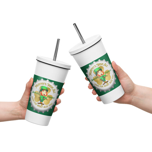 Murphy's Irish Ale Insulated Tumbler with Straw