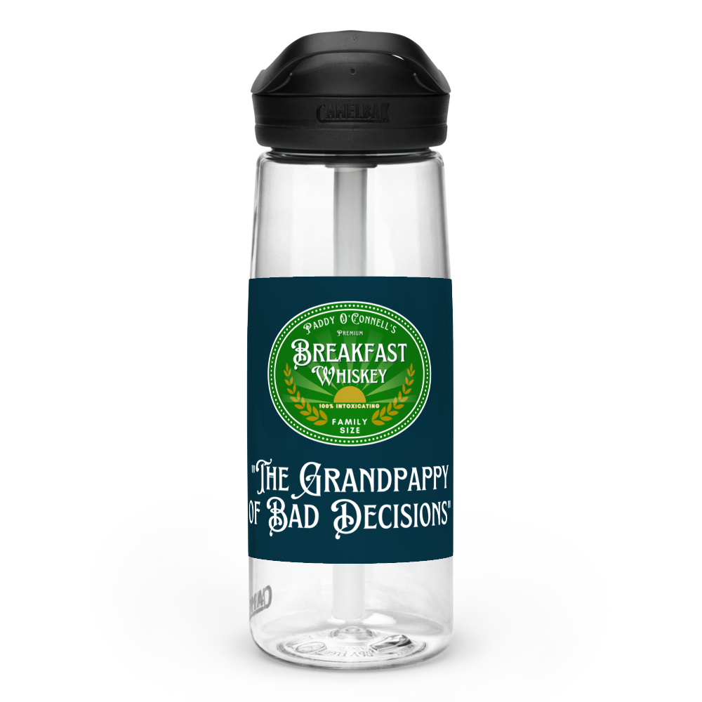 Paddy O'Connell's "Grandpappy of Bad Decisions" Sports Bottle