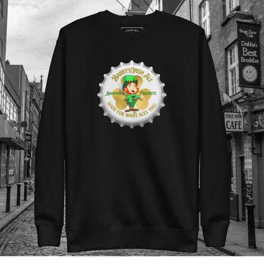 Barry's Irish Ale "Bottle Cap" Sweatshirt